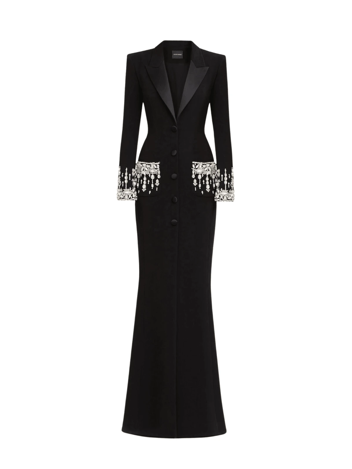 Hassan Rhinestone Blazer Dress In Black - Image 7