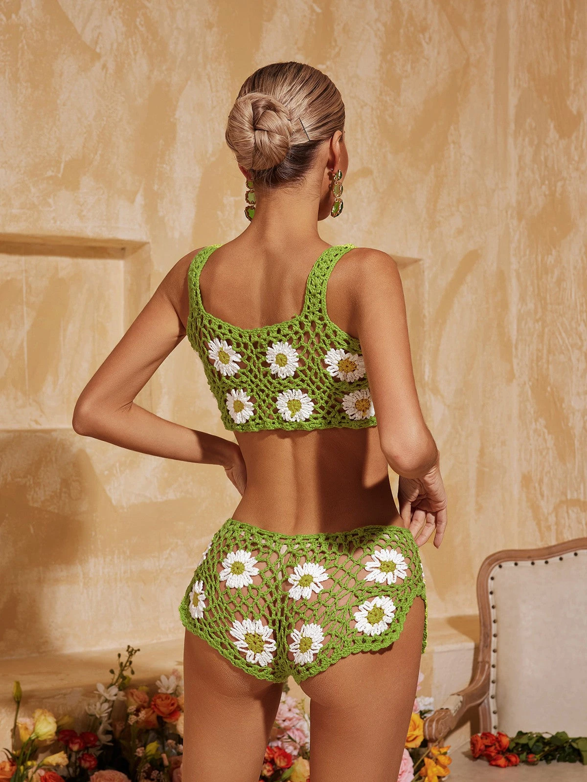 Aeltheris Spaghetti Floral Shorts Set - Image 6