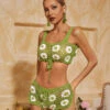 Aeltheris Spaghetti Floral Shorts Set