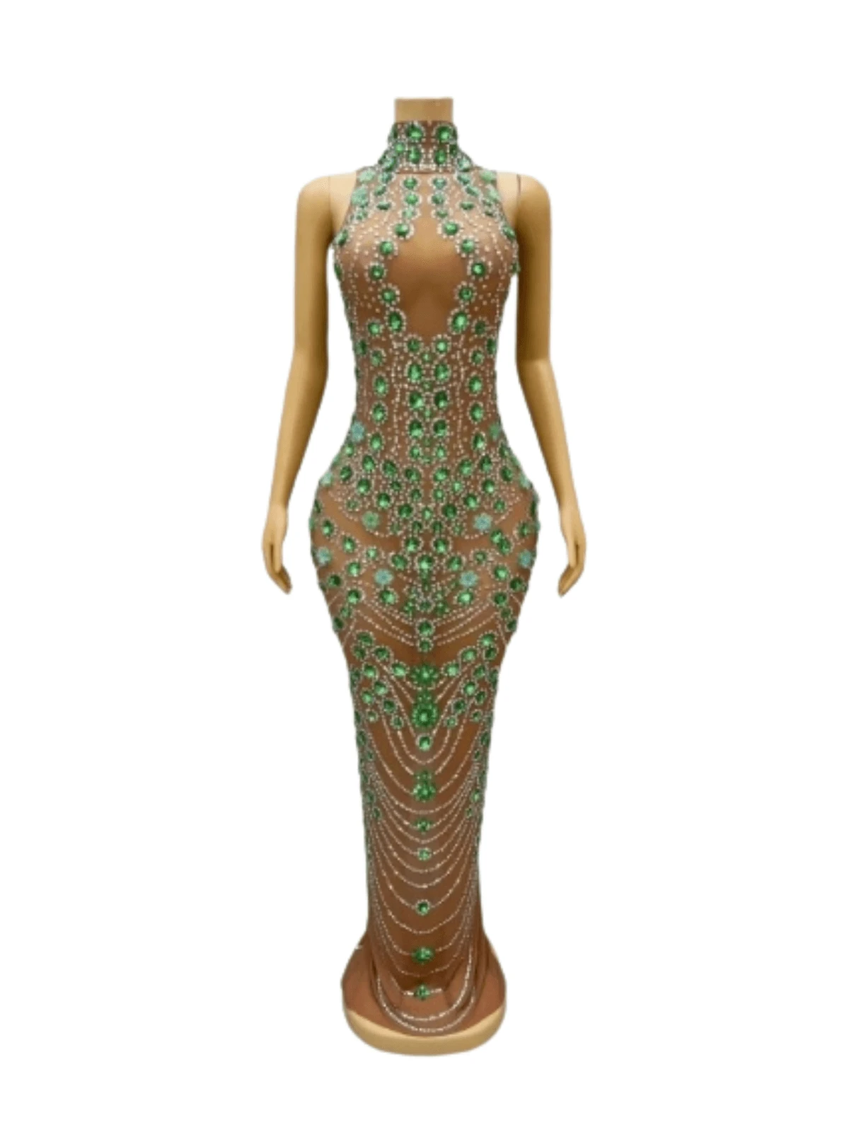 Ahava Rhinestone Embellished Maxi Dress - Image 7