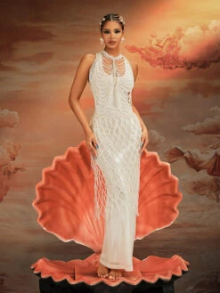 Akim Pearl Beaded Skirt