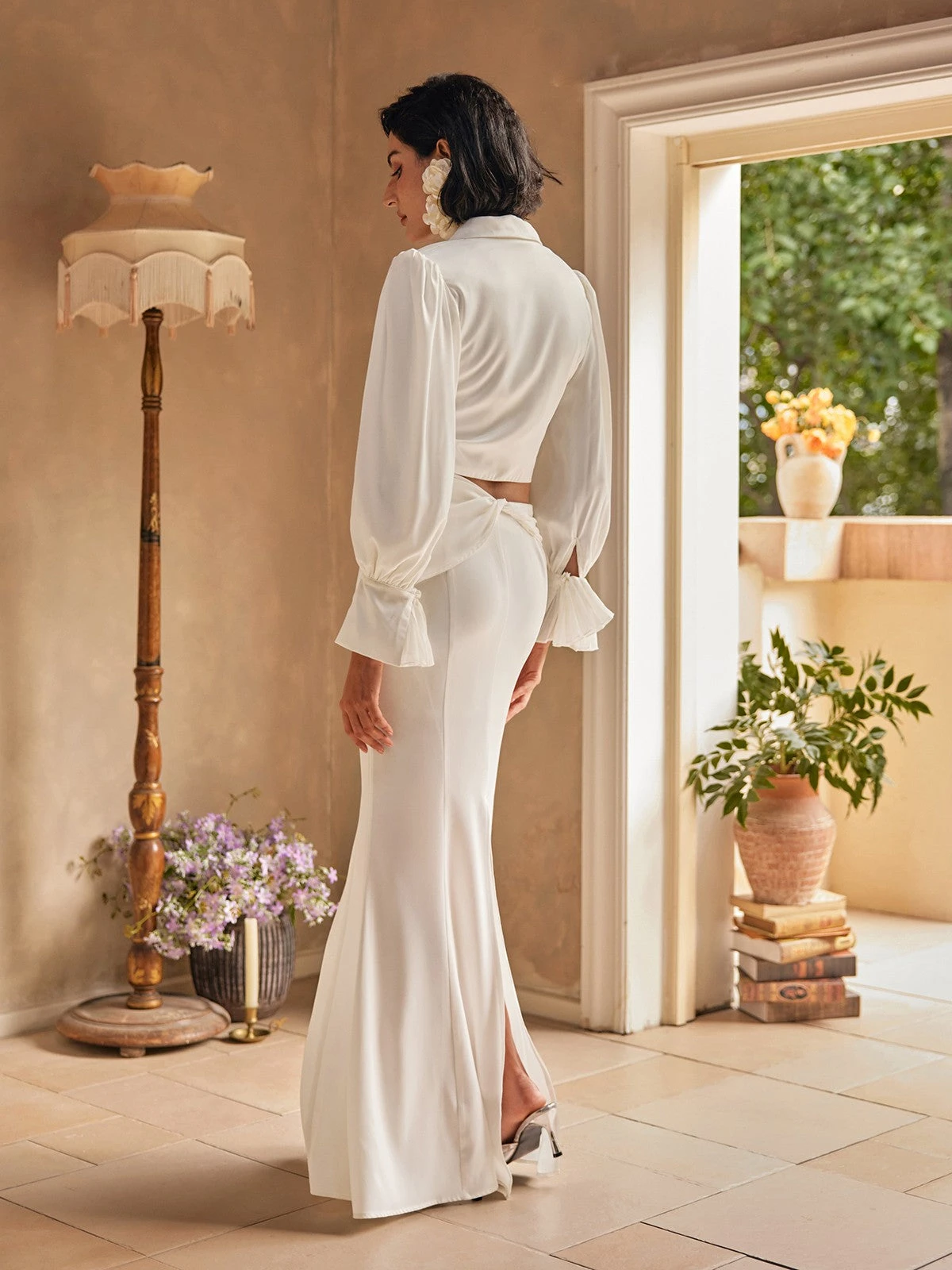 Akinola Long Sleeve Skirt Set - Image 6