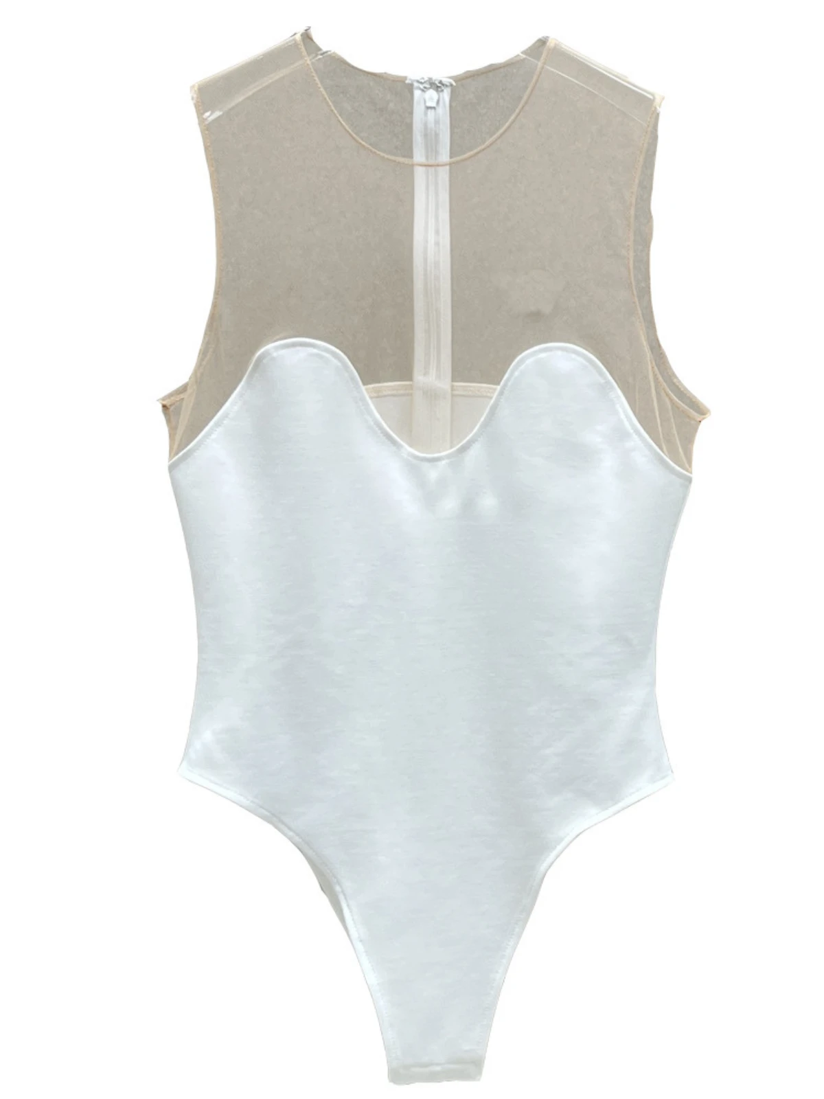 Akuchi Sleeveless Mesh Bodysuit - Image 7