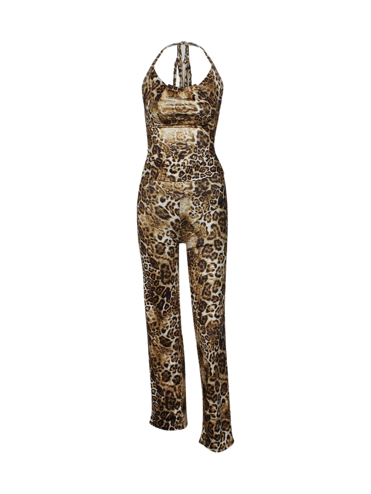 Arixan Backless Leopard Pants Set - Image 7