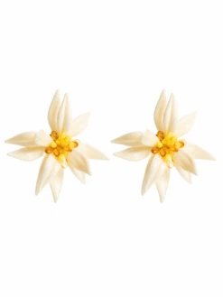 Bexiron Rhinestone Flower Earrings