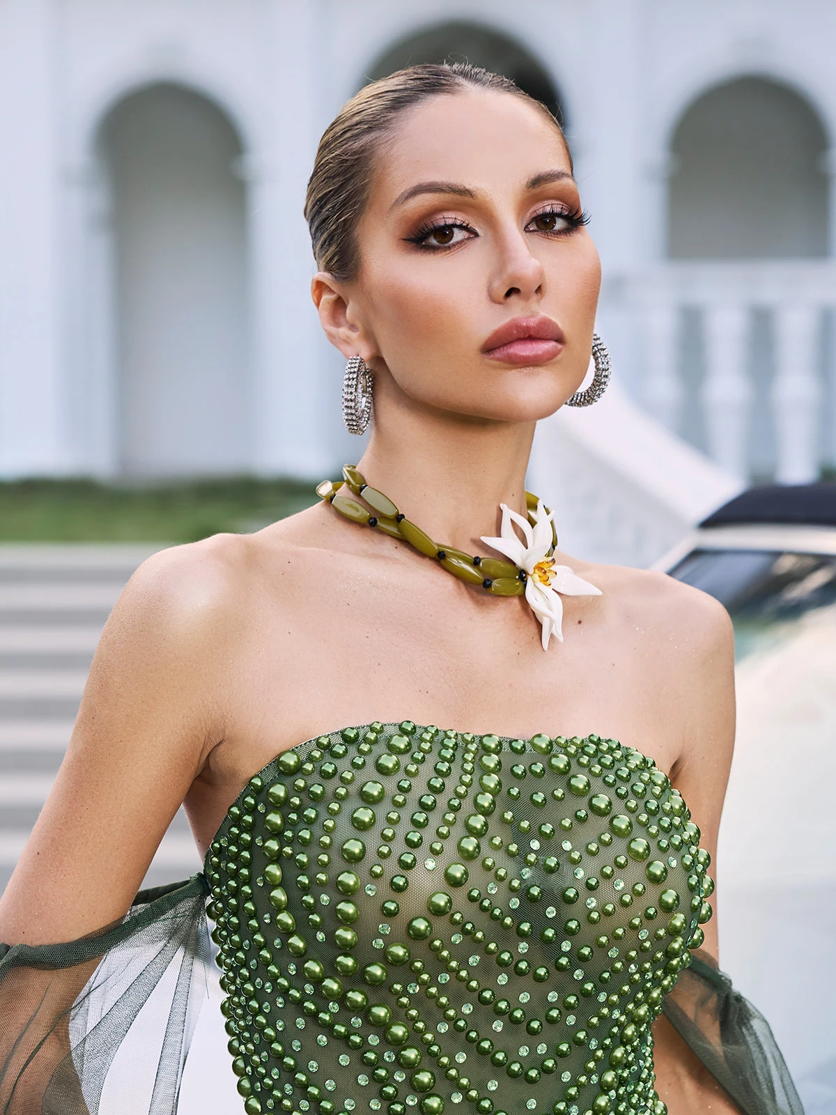 Bohemian Flower Necklace - Image 4