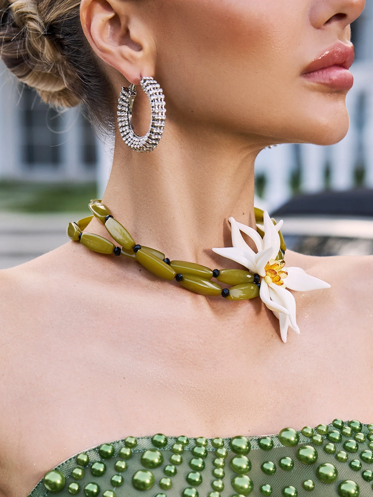 Bohemian Flower Necklace - Image 5