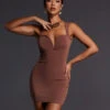 Emmota Heart Cutout Mini Dress