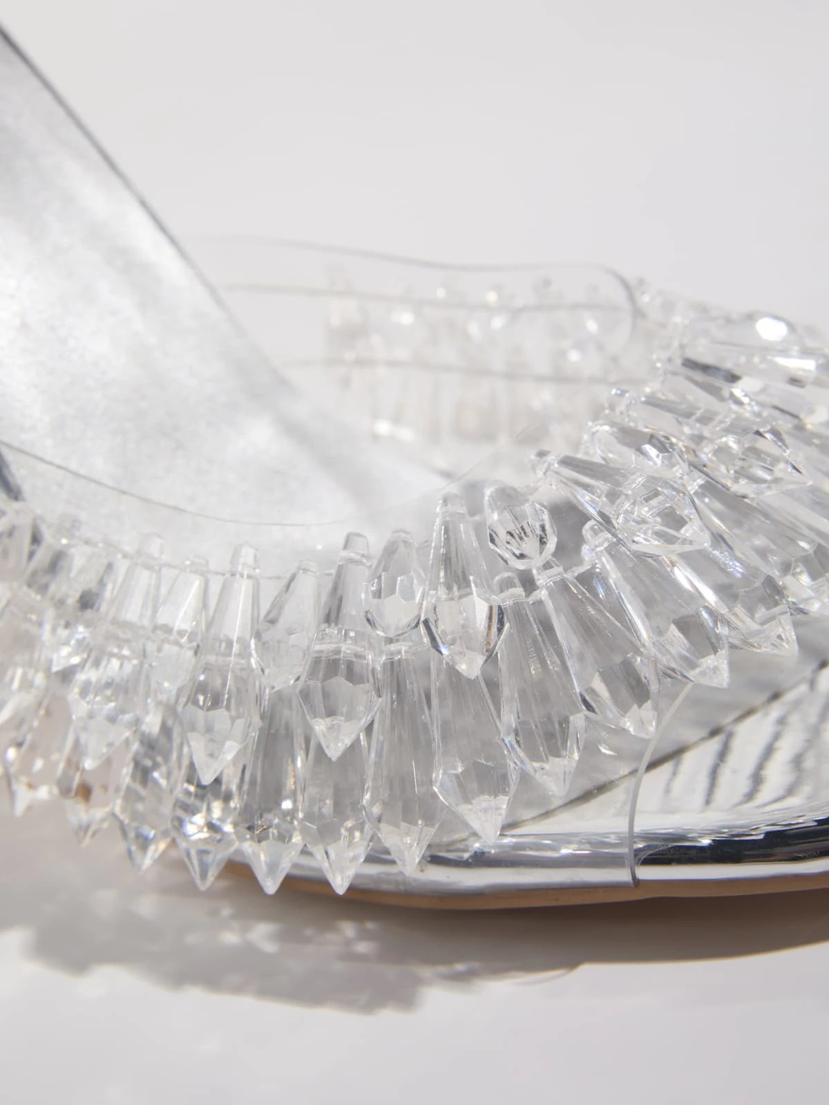 Gexelle Crystal Fringe Slippers - Image 5