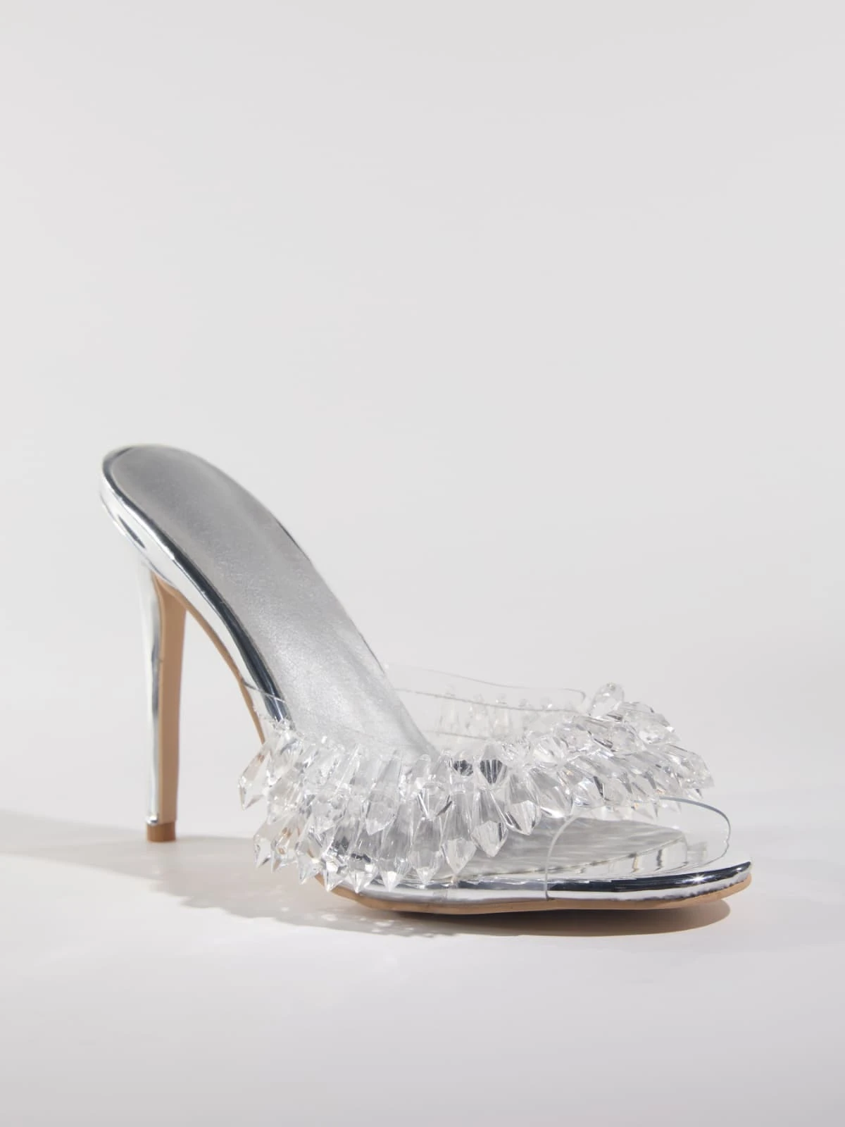 Gexelle Crystal Fringe Slippers - Image 4