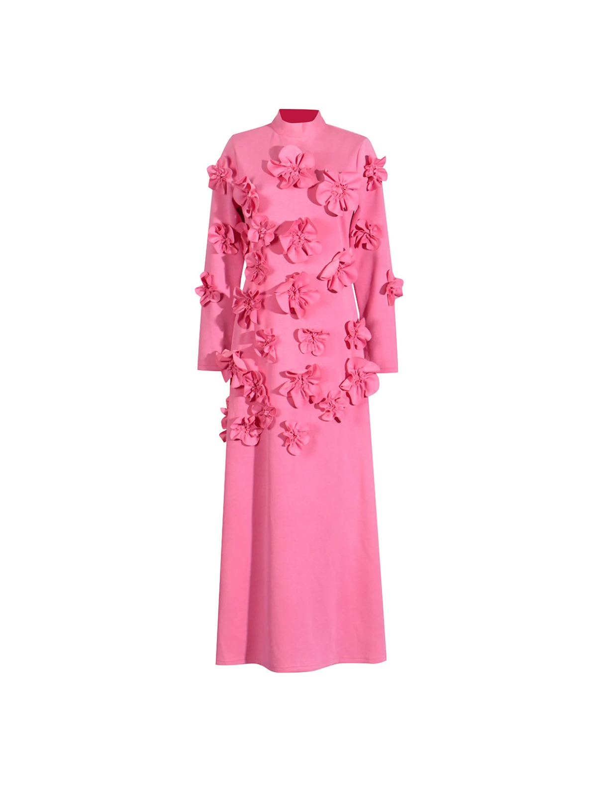 Liluri Long Sleeve Flower Maxi Dress - Image 7