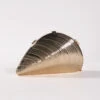 Maija Seashell Convertible Clutch In Champagne