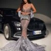 Nasima Rhinestone Mermaid Maxi Dress