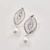 Oaelix Rhinestone Pearl Earrings