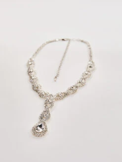 Oexelle Teardrop Crystal Necklace Set
