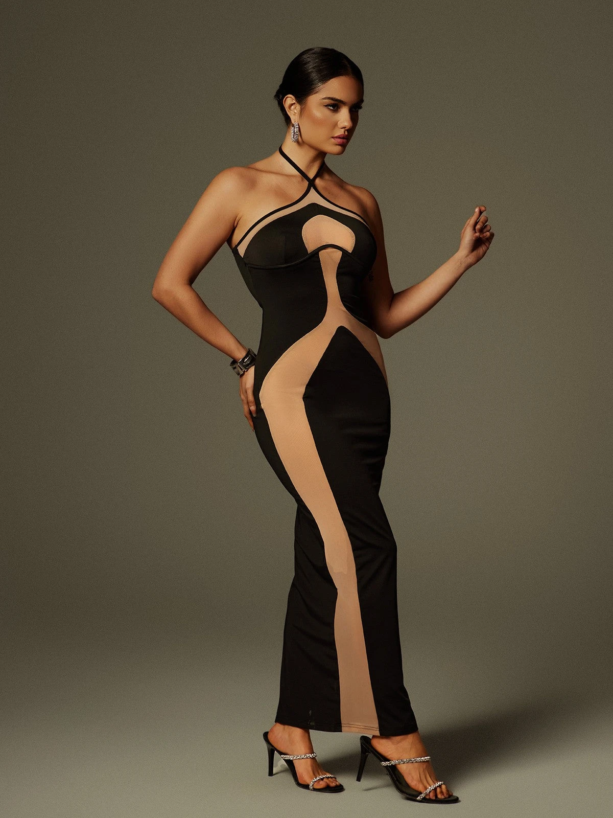 Thaliacea Halterneck Maxi Dress - Image 5