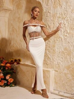 Yisrael Beaded Skirt Three Set