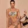 Kira Floral Printed Bikini Two Piece Set